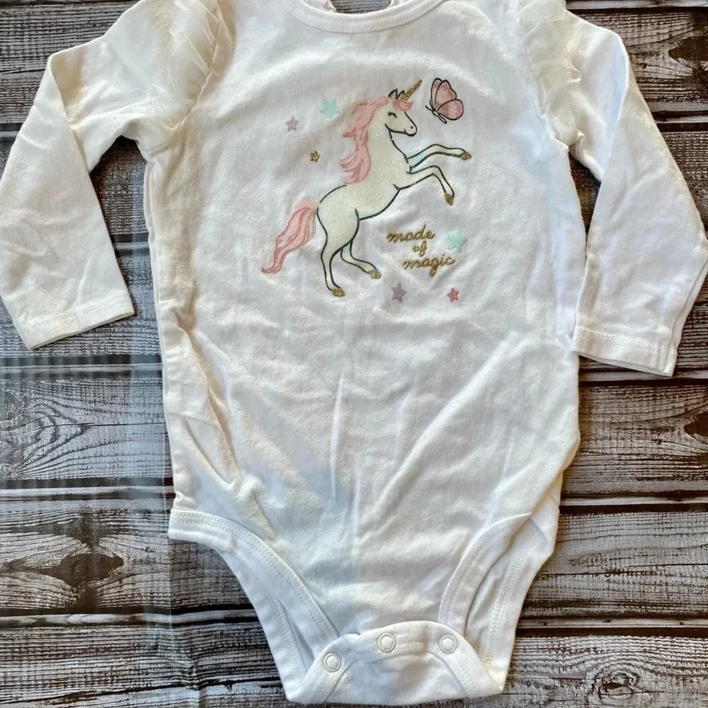 Carters unicorn onesie or‎ bodysuit size 12 month